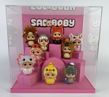 Sad Baby Complete Set Display Box Starbox & 9 Vinyl Plush Baby Animal Dolls picture