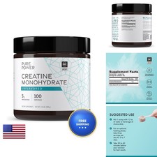 Dr. Mercola Pure Power Creatine Monohydrate Unflavored 17.60 oz 100 Servings picture
