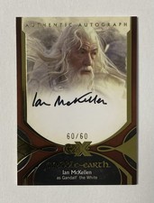 2021 CZX Middle-Earth ON CARD AUTOGRAPHS IAN MCKELLEN GANDALF AUTO 60/60 picture
