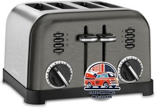 Tostadora 4 rebanadas 6 niveles bandeja migas botones recalentar cancelar 1800w. picture