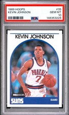 KEVIN JOHNSON RC 1989 Hoops #35 Phoenix Suns PSA 10🏀🌞 picture
