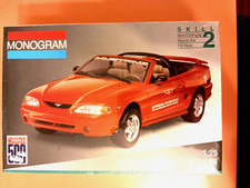 Vintage Monogram #2975 Ford Mustang 94 Indy Pace Car Model Kit SEALED box picture