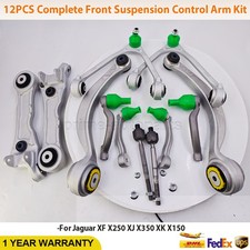 12PCS Front Suspension Control Arms Kit For Jaguar XF X250 XJ X350 XK X150 New picture