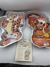 Vintage Wilton Character Cake Pans Lot Of 12 1950 1970's 1980s See photos picture