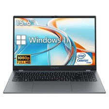 CHUWI 15.6'' Laptop 8GB RAM 256G SSD Intel Celeron Quad-Core 2.80 GHz HD 1080P picture
