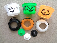 McDonald's 1992 Halloween Happy Meal Complete Set of Pails picture