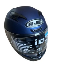 HJC i10 Motorcycle Helmet Semi Flat Metallic Blue DOT i-10 Large picture