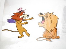 1962  LIPPY LION  HANNA-BARBERA ORIGINAL ANIMATION PRODUCTION CEL picture