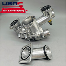 AJ89485 Mitzone For Jaguar S-Type XJ8 XJR 4.2L 03-05 Aluminum Thermostat Housing picture