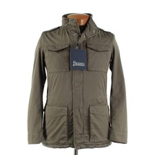Herno NWD Cotton Hooded Field Jacket Size 46 (~ Small US) In Solid Green picture