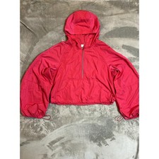lululemon Scuba Cropped Anorak Pink Dragonfruit Size 6 Athleisure Pilates picture