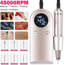 45000RPM Rechargeable Portable Electric Manicure Machine Strong Nail Drill File picture