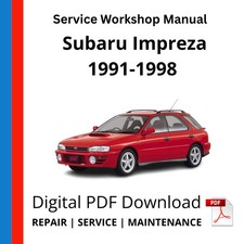 Subaru Impreza 1993-1998 Service Workshop Manual picture