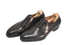 Gaziano & Girling Oxford Shoes Men Size 11 US Black Leather Cap Toe Tap Shoes picture