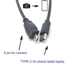 TYPE C OTG CABLE FOR Pentax Optio Camera I-USB7 I-USB17 Optio S4 S40 S45 S4i S50 picture