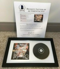 SLIPKNOT SIGNED FRAMED CD COVER VOL. 3 COREY TAYLOR JOEY JORDISON MICK CLOWN BAS picture