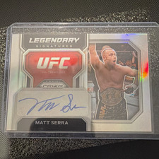 Panini Prizm 2023 UFC Matt Serra Legendary Signatures #LS-MSR Silver Prizm Auto picture