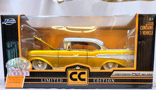 JADA COLLECTOR'S CLUB LIMITED 1957 CHEVY BEL AIR COUPE, 1/24th Scale Gold picture