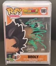 Funko Pop Broly #1861 Dragon Ball Super Vic Mignogna Signed OC with Protector picture