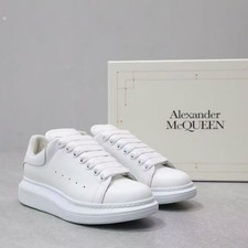 Alexander McQueen Oversized White Leather Shoes Men's Shose  picture