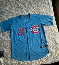 Nike Chicago Cubs Seya Suzuki  #27 Men’s M Blue MLB Baseball Jersey picture