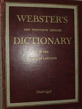 Webster's New Twentieth Century Dictionary Unabridged 1952 picture