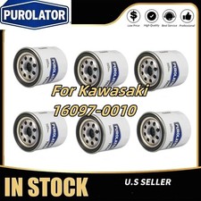 6 Pack PUROLATOR Replace Kawasaki OEM Replacement Oil Filter 16097-0010 picture