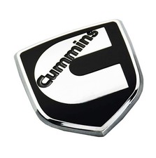 Chrome Black Fits for 3rd gen 03-09 Front Cummins Emblem 3D Badge Nameplate picture
