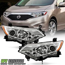 For 2012-2017 Nissan Quest Factory Halogen Projector Headlights Headlamps Pair picture