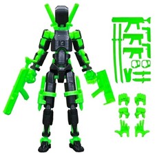 Titan 13 Action Figure Articulated Dummy 13 Robot w/ Weapons & Extra Hands picture