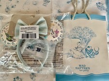 New/w  Tags Disneyland Club 33 ALICE IN WONDERLAND Loungefly Minnie Ears + Bag picture