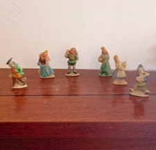 Wade Whimsies Set of 6 Ceramic Hand Painted 1975 Mini picture