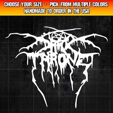 Darkthrone Decal for Cars, Trucks, Laptops, Black Metal Decal Sticker picture