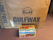 Lot of 16 1 lb Vintage Gulf Wax Household Paraffin Wax Canning Candle Making + picture