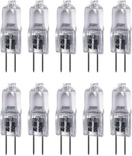 Vstar G4 12V 20W Bulb T3 JC Type Bi-Pin Base G4 Chandeliers,Clear,10 Packs picture