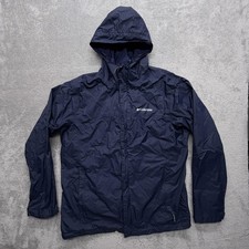 Columbia Men’s Jacket Blue Large Omni Tech Watertight 2 Mesh Lined RM2433 picture