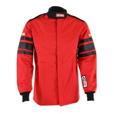 RaceQuip 121017RQP 120 Series Driving Jacket SFI 3.2A/5 Red/Black Stripe 2XL picture