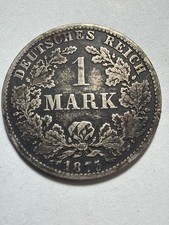 1875 German Empire 1 Mark silver coin picture