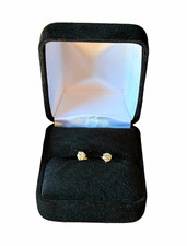 14k Yellow Gold Lab-Grown Round Diamond Stud Earrings 0.50ctw E-F VS1-VS2 IGI picture