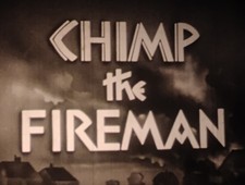 Chimp The Fireman 1950s, B&W 400 Ft Reel 16mm picture