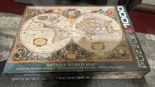 Eurographics Antique World Map Jigsaw Puzzle 1000 piece..SEALED/NEW picture