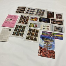 Jerry Garcia Stamp Collection International Collectors Society vintage stickers picture