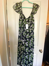 Reformation Bari Dress Jasmine Floral Size 2X NWT picture