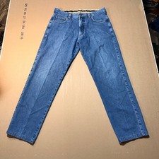Vintage Ermenegildo Zegna Jeans 38 Blue Excellent Made in Italy Straight Leg picture