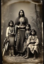 Native American Female Tintype Series C10042RP picture