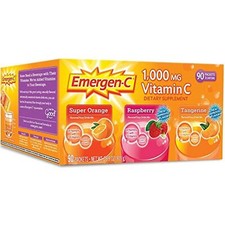 Emergen-C 1,000 mg Vitamin C Dietary Supplement Drink Mix 90 packs picture