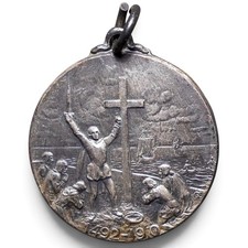 3-Massachusetts Medals from Chicago Columbian Exposition-Eglits 348, 349, & 59 picture