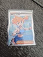 Misty's Vitality Full Art 111/08 Pitch Black English NM SHIPS FAST picture