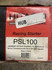 Hitachi PSL100 Racing Starter Small & Big Block Chevrolet 153 168 ARP Bolts Used picture