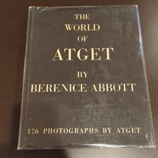 The World Of Atget By Berenice Abbott 1st Edition 1964 Hardcover Dust Jacket  picture